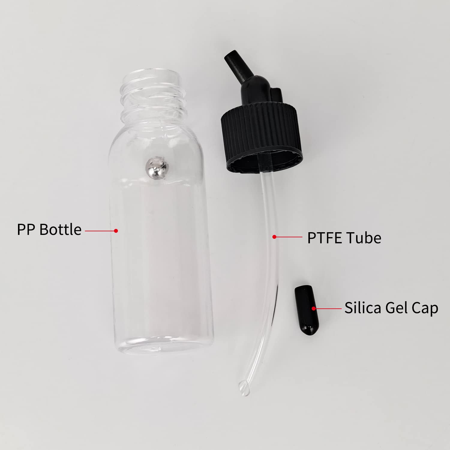 Peinture pour aérographe 1,2 Once 35 cm3 Boîte de 10 flacons avec Couvercle Adaptateur Capuchon