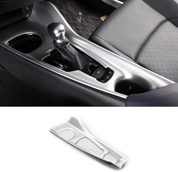 ERIDANUS Auto Accessories Fit for Toyota C-HR 2022 2021 2020 2019 2018 CHR Gear Shift Box Panel Cover Trim Matte Silver ABS 1 PC