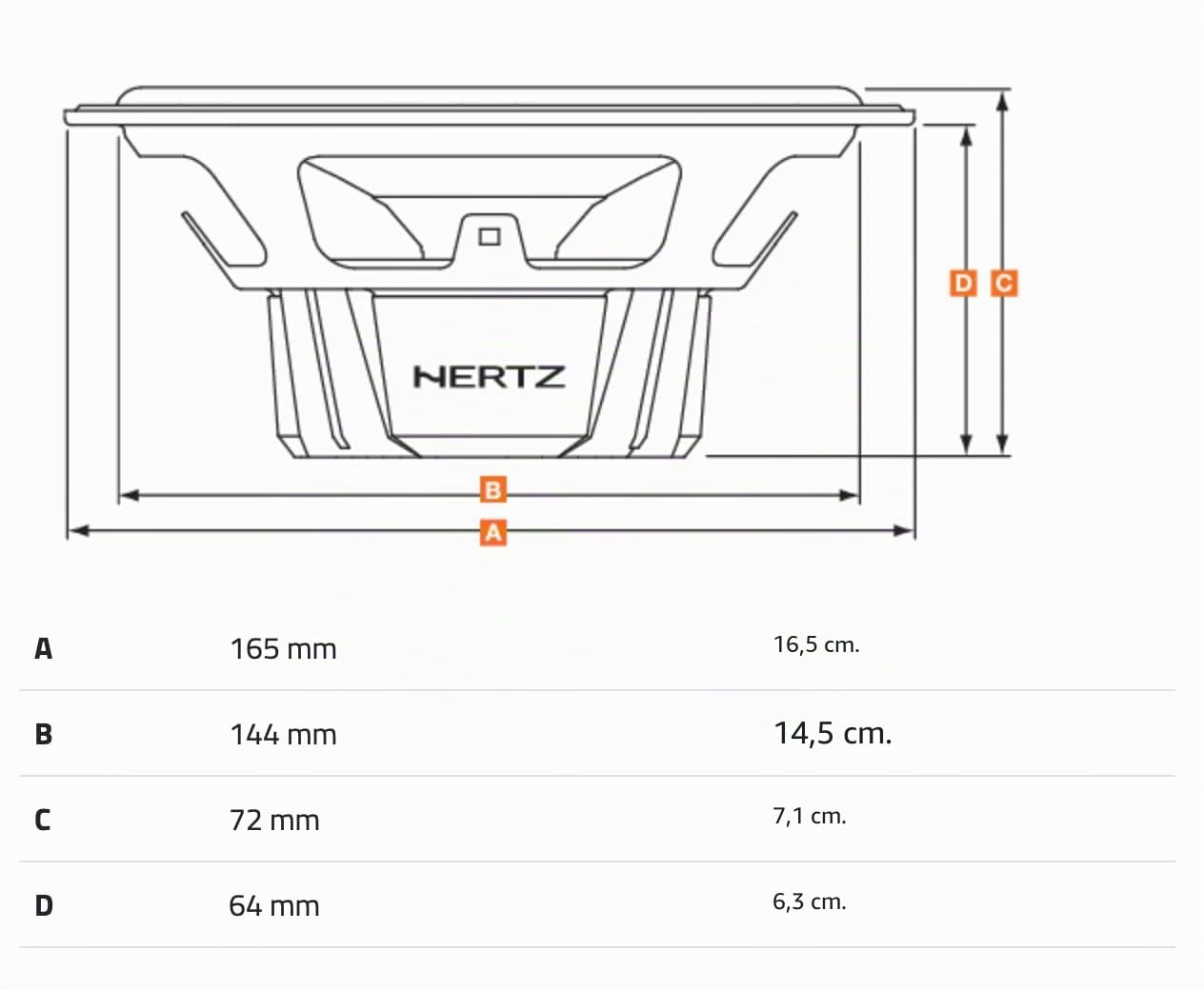 Hertz DSK 165.3 – Kit de Altavoces Componentes de 2 Vías para Coche, 165 mm, 160W Máx, Woofer + Tweeter + Filtros, Sonido Claro y Potente, Fácil Instalación OEM