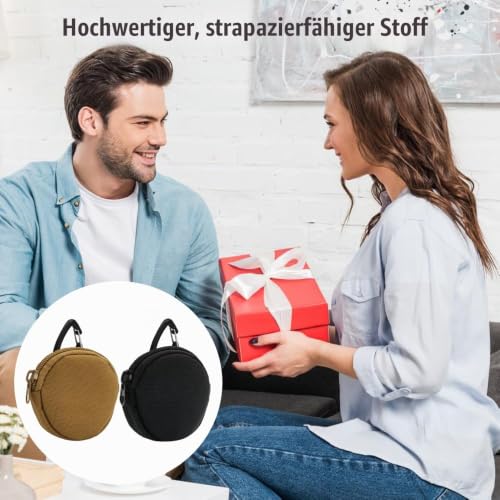 2 Stück Tragbar Futterbeutel Hundetraining Klein, Hunde Leckerlitasche, Pet Walking Bag für Hund und Katze, Wiederverwendbar für Reisen, Spaziergang Haustiere, Kann Münzen, Schlüssel