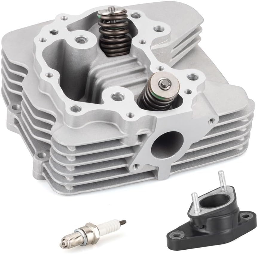 Engine Cylinder Head & Valve Springs Kit FIT FOR Motorcycle Recon 250 TRX250 TE TM 02-14 14721-HN6-000 14751-HN6-000