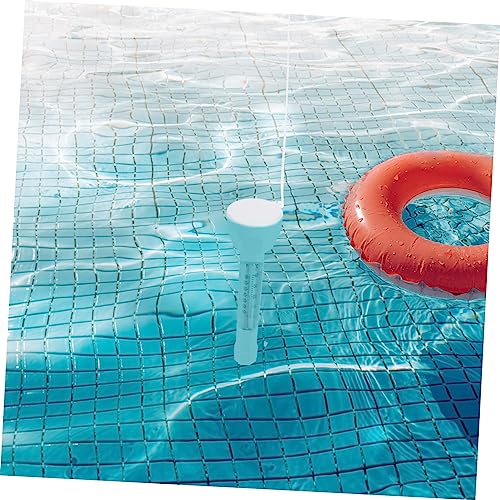 GANAZONO 2 Pçs Ferramenta Primavera Quente Flutuantes Piscina Termômetro De Água Banheira Branca Pis