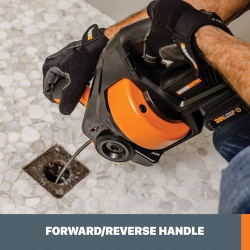 Worx Nitro WX891L 20V Power Share 25 ft. Cordless Drain Auger - image 6