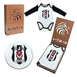 Beşiktaş Original Lizenzierte Individuelle Holzkiste Mit Langem Arm Zibin Baby Unterwäsche…