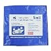Outdoor Heavy Duty Tarp Hanjet 16' x 20' 5-mil Thick Blue Tarps Boat Tarps Covers Camping Tent Shelter