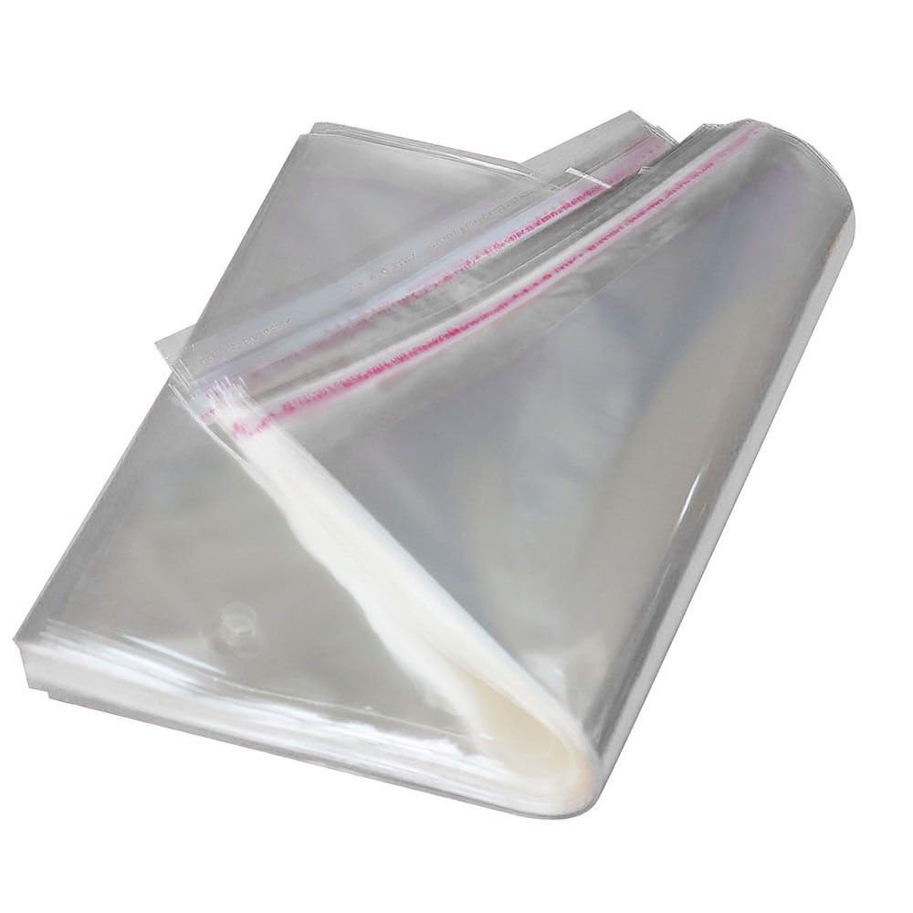 Sponsored Ad – AlphaAcc 100pcs 9 x 12 Inch Clear Poly Bags Bulk Adhesive Self Seal Flap Easy Peel and Stick Clear Bags 2 Mil, Fit for A4 Paper T-shirts Newspapers
