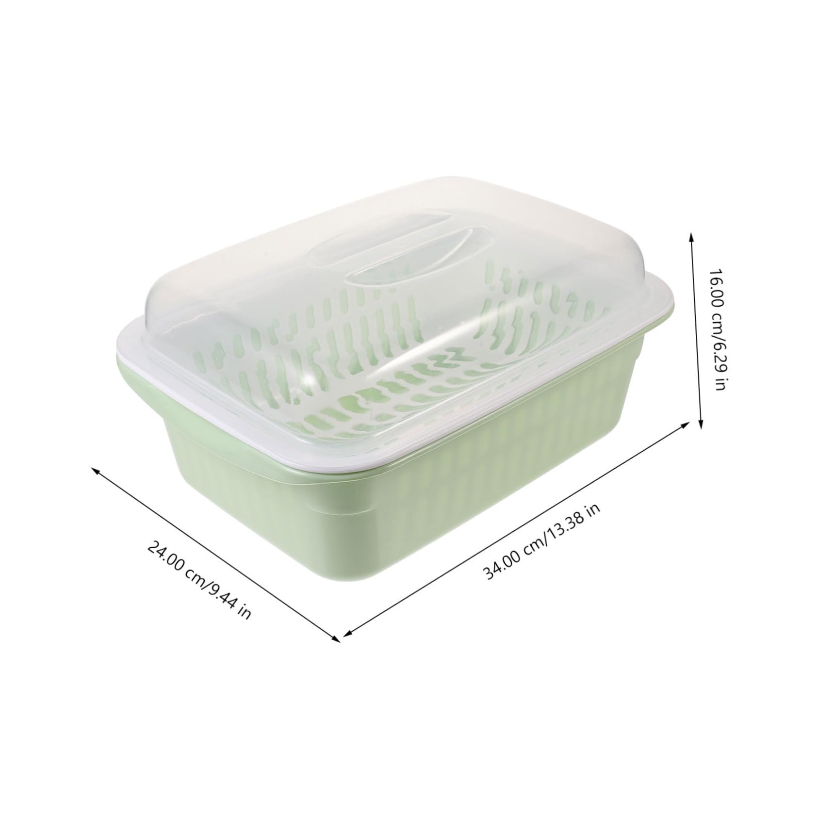 Stoviglie da Cucina in PP con Copertura Trasparente Organizer Scolaposate Compatto per Lavello e Piano Scaffale Essiccatore per e Piatti Facile da Montare Vassoio per Spazi Ridotti