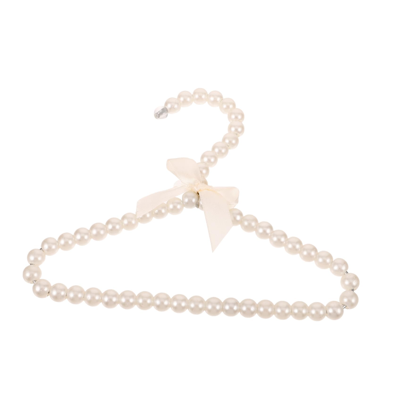 GRIRIW Luxury Pearl Hangers Set Baby Clothes Hanger Newborn Hangers for Closet Dog Clothes Hanger
