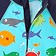 HUAANIUE 1-Teiliger Jungen Baby Badeanzug Anti-UV UPF 50+ Baby Jungen Einteiliger Badeanzug Langen Ärmeln mit Reißverschluss 1 Monat-6 Jahre (S271-Blaues Meeresleben, 1 Monat-6 Monate)