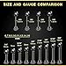 KJM FASHION 4PCS Anodized Black Labret Studs 16g 1.2mm 5/16 8mm 3mm Ball Tragus Medusa Spiderbite Monroe Earrings Piercing Jewelry 7426