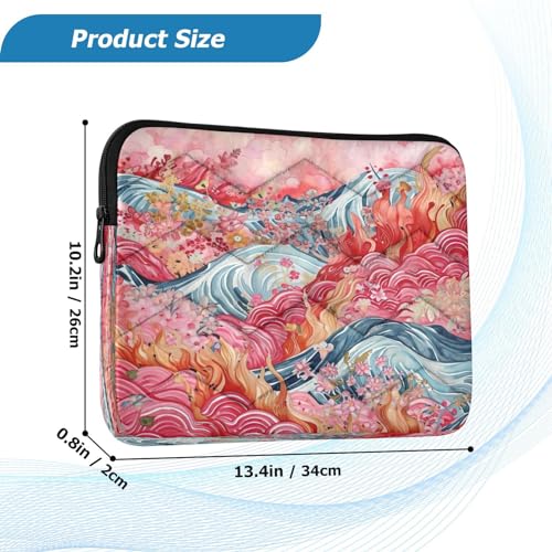Funda para portátil 13-14 pulgadas impermeable rosa miniatura 3