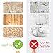 Hely Cancy Halloween Decorations Window Decals Wall Stickers Decor, 88 PCS Bloody Handprint Footprint Horror Bathroom Zombie Party Decorations Supplies,12 inches by 16 inches Sheet
