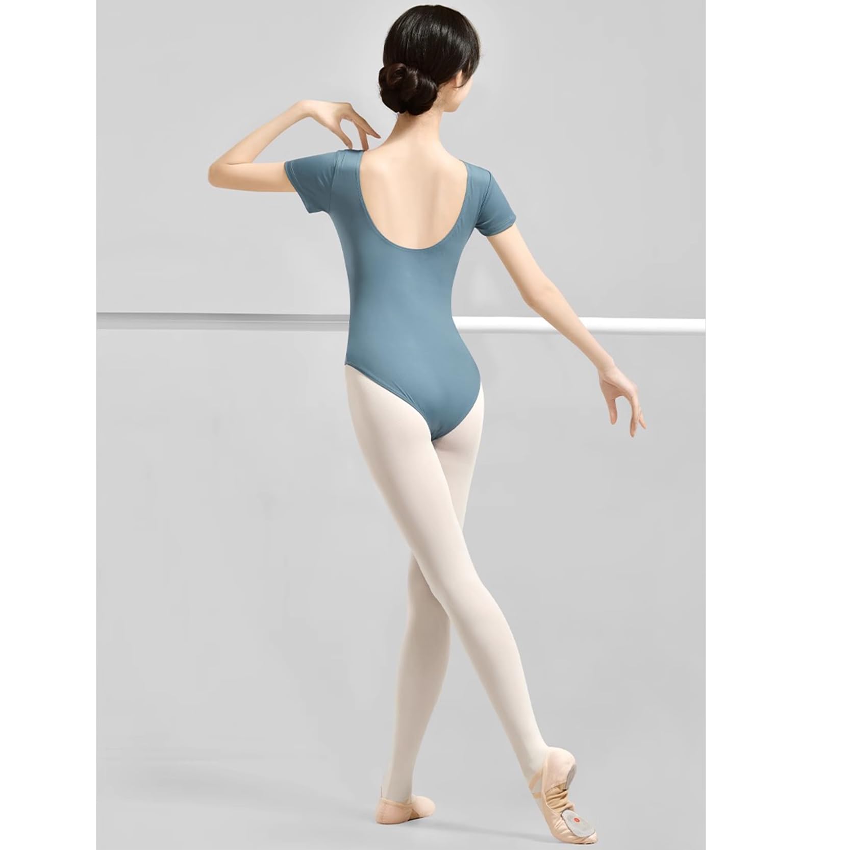 Amazon.co.jp: バレエレオタード女の子女性体操レオタードダンス