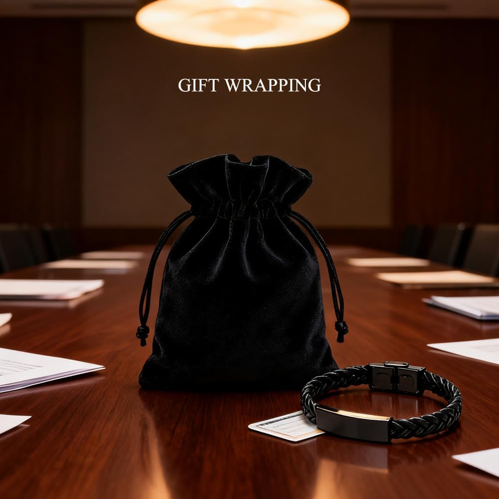 Military Bracelets for Men Veteran Gifts - Engraved Christian Wristband Personalized for Army Navy Marines Air Force - Image 7