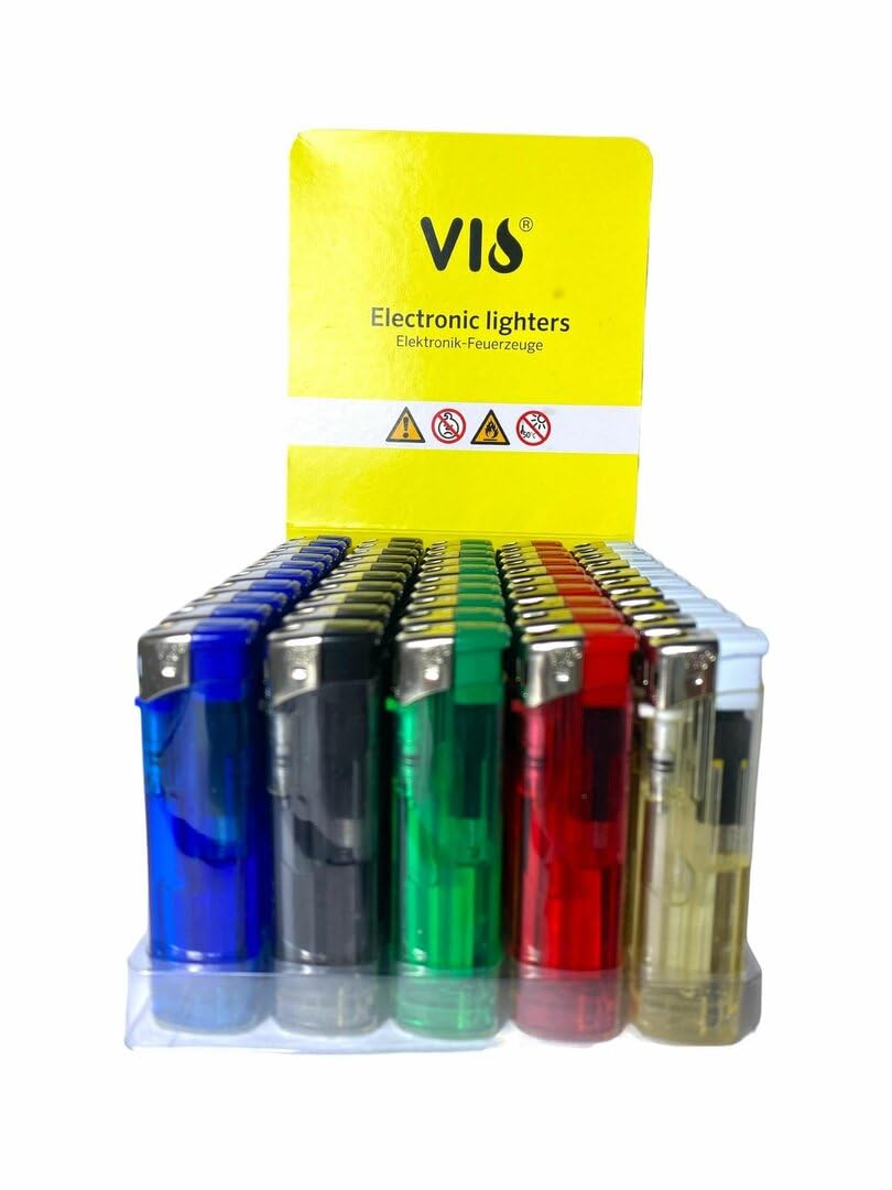 50 Pack Briquet Cigares Electronique Pour Fumer Briquets Rechargeables
