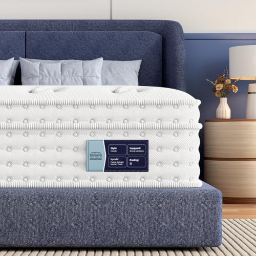 Image of BedStory 10 Inch Medium Firm King Hybrid Mattress in a Box, 365-Night Trial