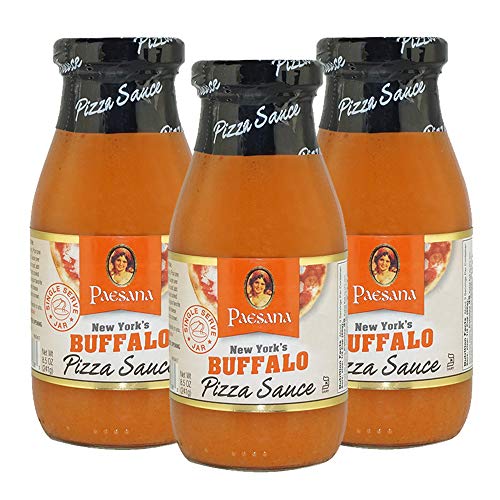 Paesana New York’s Buffalo Pizza Sauce, Gluten Free, Kosher Certified,
