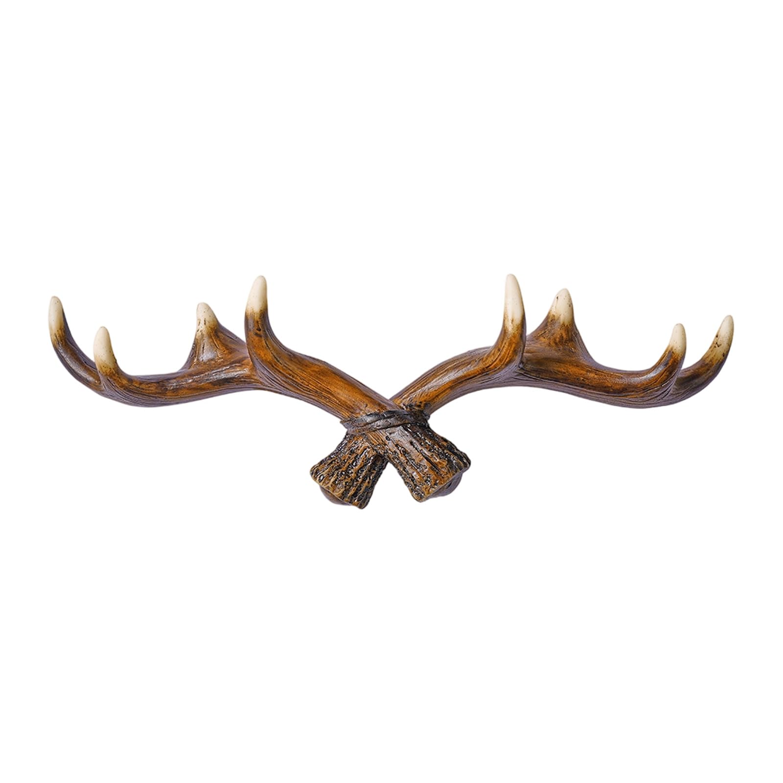 Zxfdsfdbnm Retro Antler Shape Wall Mounted Hook Sturdy Resin Storage for Entryway Organization Entryway Coat Fasteners