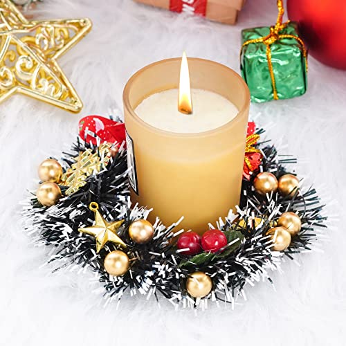 Lystaii 200Pcs Artificial Holly Berries Mini 10 Mm Christmas Fake Berries With Wire Stems Artificial Berry Fake Berry Stems Picks For Christmas Tree Decorations Wreath Craft Wedding Party Decor (Gold) #TOP5