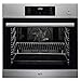 AEG BEB355020M Einbau-Backofen / SteamBake – mit Feuchtigkeitszugabe / Reinigung mit Wasserdampf / Touch-Bedienung / Grillfunktion / Display mit Uhr