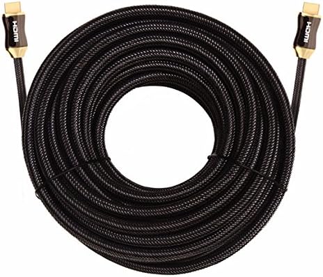 4K HDMI Cable -KAYO High Speed HDMI 2.0 Cable 18Gbps[Supports 4K HDR,UHD,3D,2160P,1080P,Ethernet]-Premium Nylon Braided HDMI Cord-Audio Return(ARC),Xbox 360,PS4/PS3 (40FT -1PK)