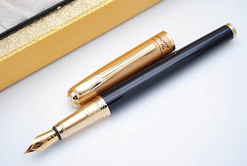 Miniatura 2 de Picasso 906 ATHENS DYNASTY - Caja original de pluma estilográfica (dorada, punta de caligrafía de 0.020in-0.039in)