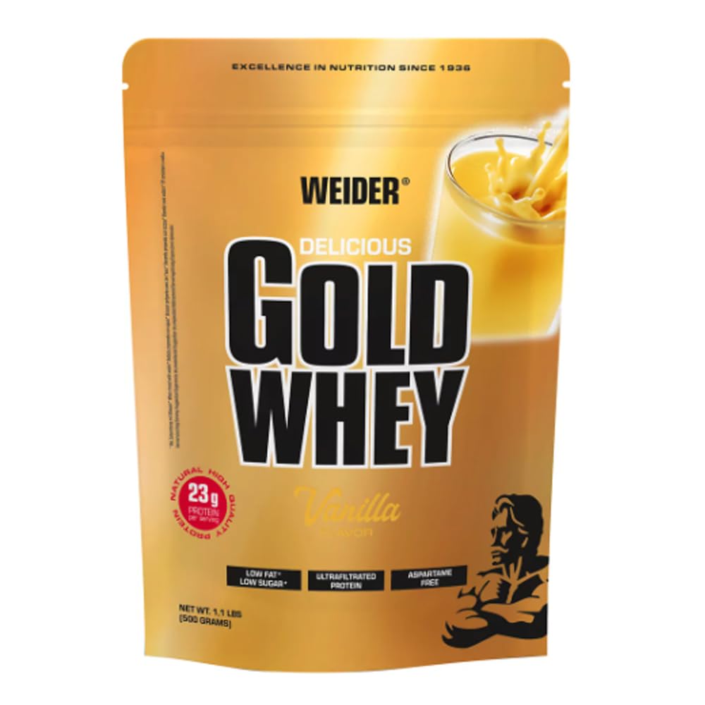 Proteine mit Vanillegeschmack 500 g. BIS018. 3er-Pack.