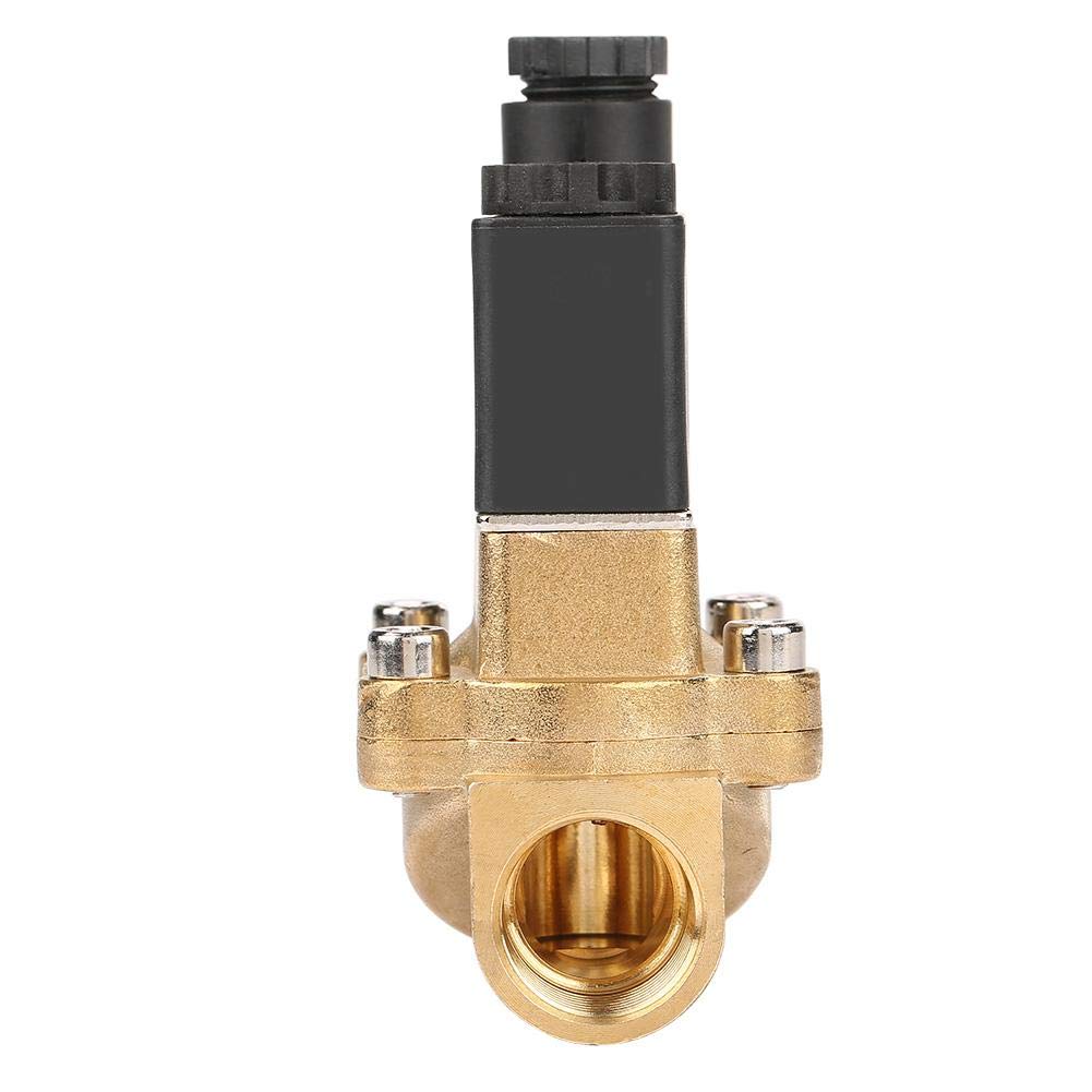 G1/2 Válvula Solenoide Eléctrica Normalmente Cerrada de Dos Puertos de Dos Posiciones Operada Por Piloto de Aire Aceite de Agua (DC24V)