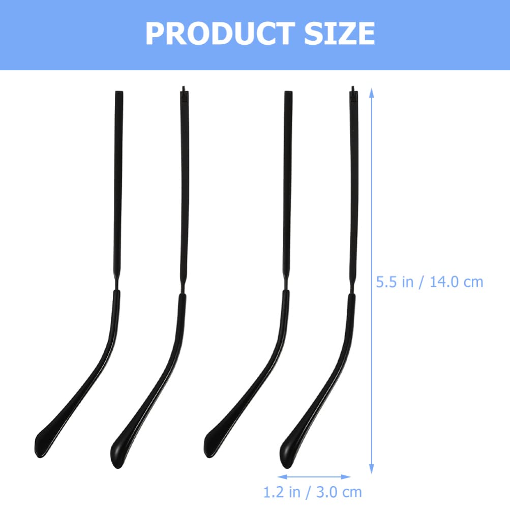 ibasenice Braccio Di Ricambio Per Occhiali Asta Per Occhiali Da 2 Paia Braccio Per Occhiali Da Sole Sostituzione Asta Per Montatura Per Occhiali Asta Di Ricambio Per Occhiali Universali Per