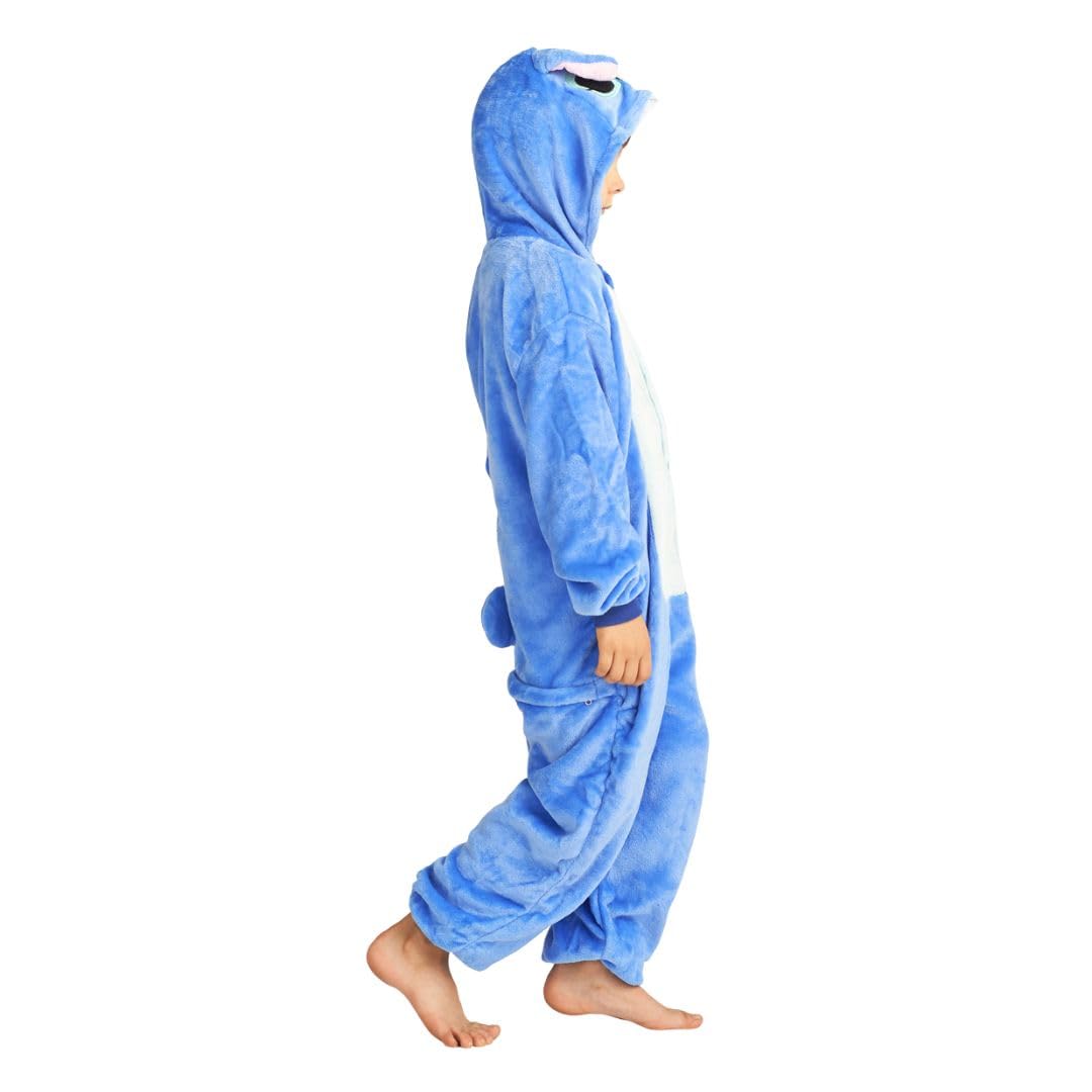 Stitch Kigurumi Pigiama Onesie per Adulti - Peluche Pigiama Unisex Animali Taglie 95-145 cm