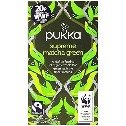 Pukka Supreme Green Matcha Tea Bags Cover