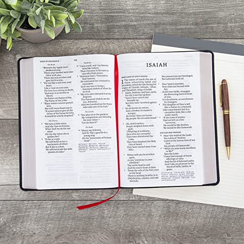 Nasb Super Giant Print Reference Bible, Black Genuine Leather, Red Letter, Presentation Page, Cross-References, Full-Color Maps, Easy-To-Read Bible Karmina Type #TOP1