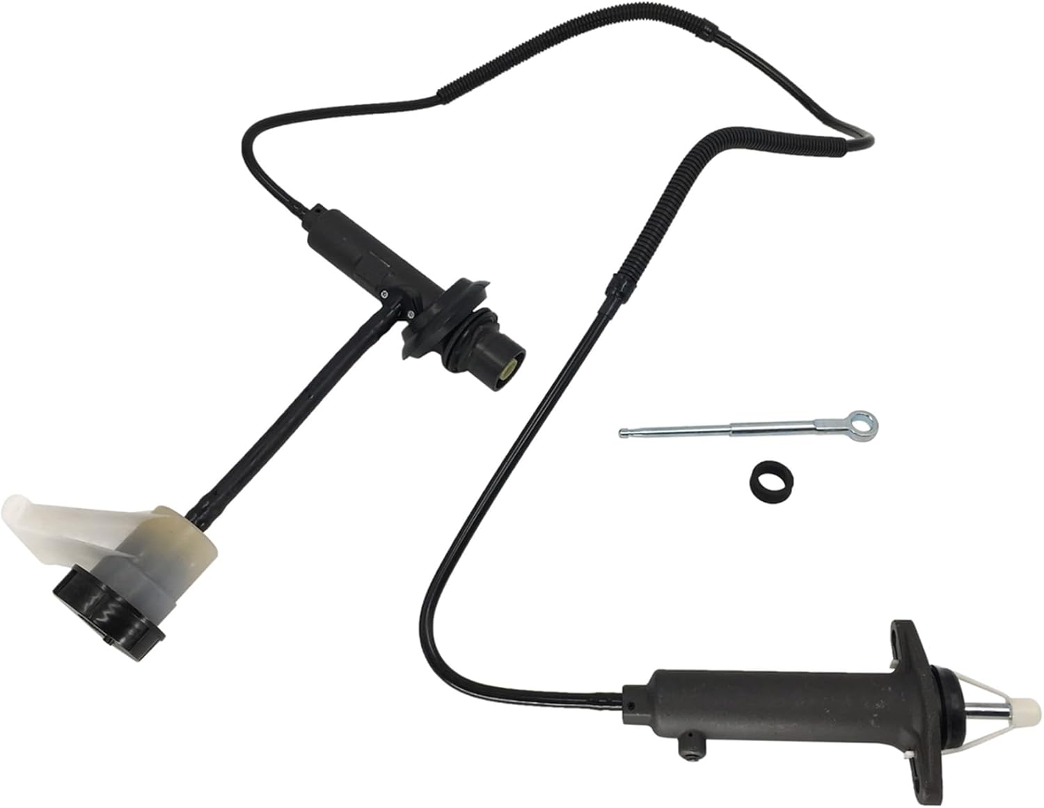 CC649029 Clutch Master and Slave Cylinder Assembly compatible with Dodge Ram 2500 3500 Pickup 1994 1995 1996 1997 V10 8.0L