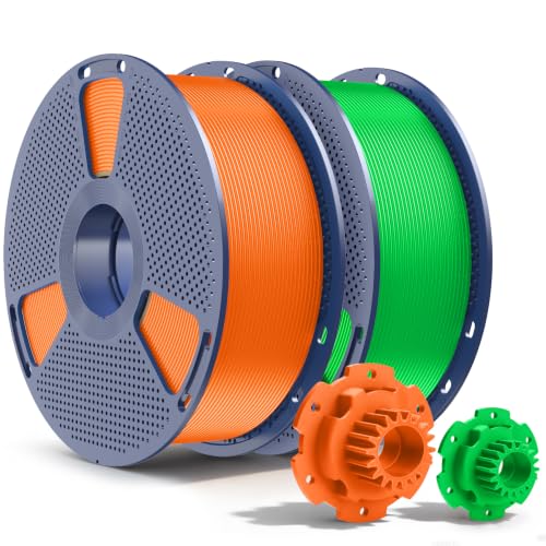 Image of SUNLU PETG Filament 1.75mm,2kg,Sunny Orange+Green