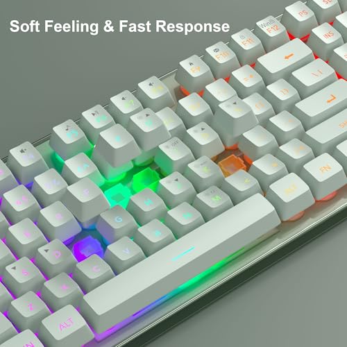 Image of Gaming Keyboard and Mouse Combo, K1 RGB LED Backlit Keyboard with 104 Key Computer PC Gaming Keyboard for PC /Laptop (Green)