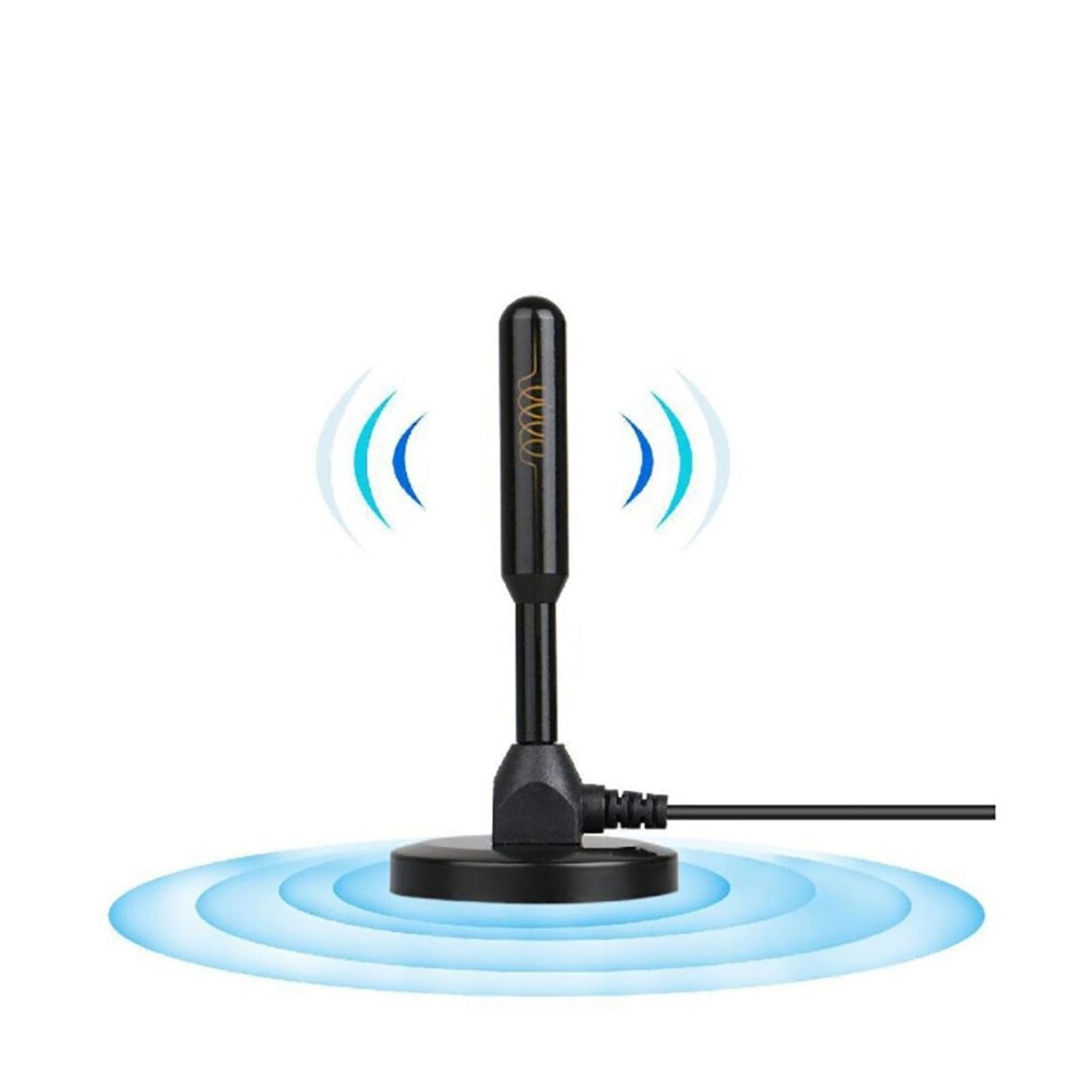 25dbi antena (172-240MHz)/ (470-860MHz) F conector masculino interior/exterior TELEVISOR Amplificada Digital Antena Compatible With Amplificador
