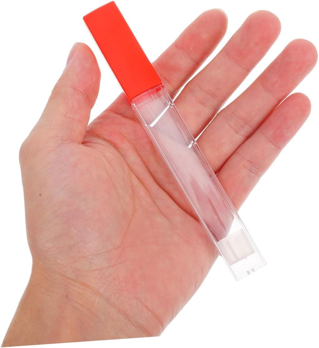 12 Piece Plastic Thermometer Storage Tube Secure Fit Portable