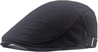 Newsboy Hats Adjustable Ivy Flat Cap Gatsby Cabbie Driving Beret for Men Women