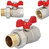 kugelhahn mit verschraubung und entleerung ✅ 𝗛𝗔𝗟𝗧𝗕𝗔𝗥𝗞𝗘𝗜𝗧 𝗙𝗨̈𝗥 𝗝𝗔𝗛𝗥𝗘 - Eine solide Verarbeitung gewährleistet eine lange Lebensdauer des Produkts. Es reißt auch bei intensivem Gebrauch nicht und ist korrosionsbeständig. 💥