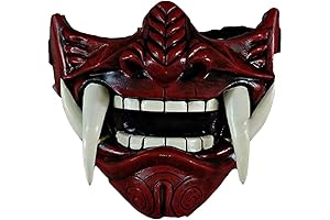 Muised Oni Half Mask: Unveil Your Inner Demon
