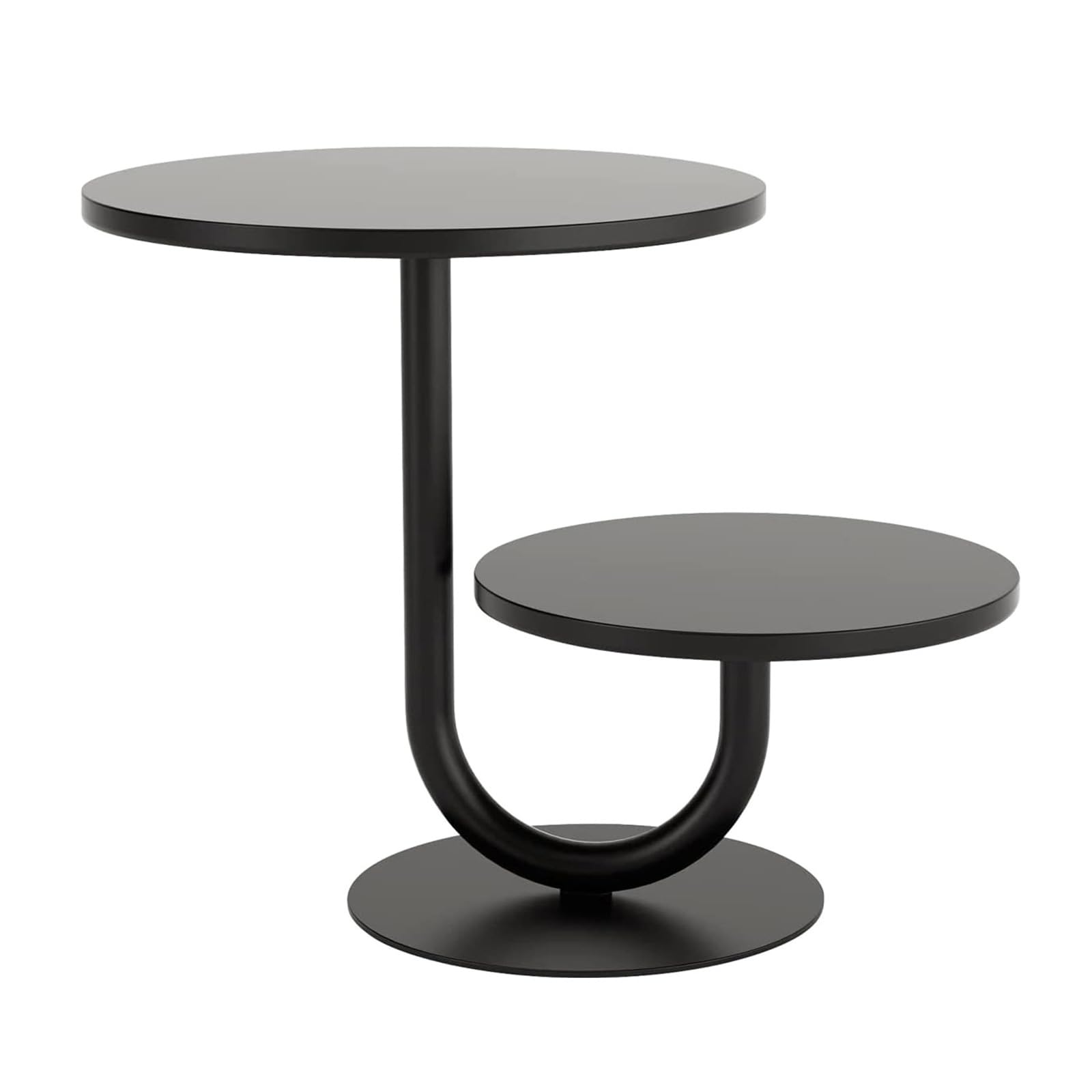Soporte para tartas de 2 niveles, bandeja redonda de hierro para postres para bodas, cumpleaños, magdalenas, estante de metal multicapa