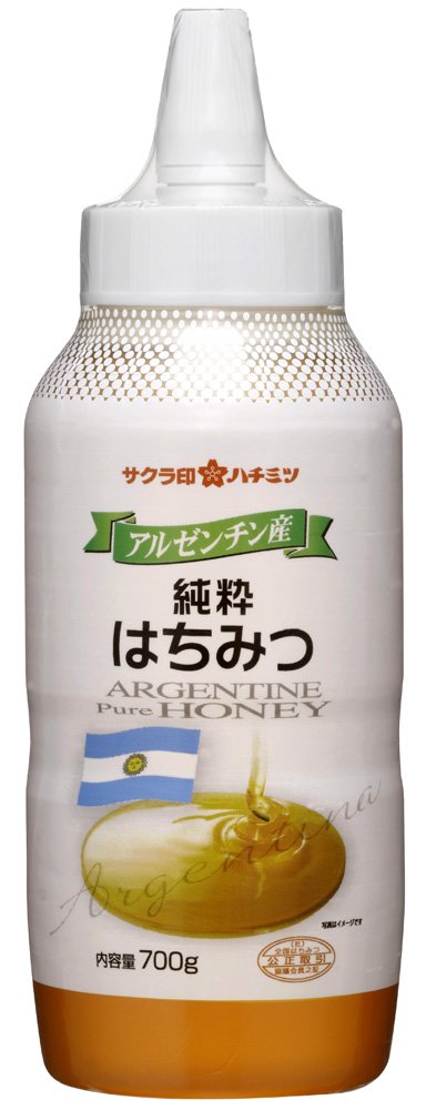 加藤美蜂園本舗　サクラ印純粋はちみつ 700g【8本セット】 楽天市場】加藤美蜂園本舗 サクラ印 純粋はちみつ ホワイトキャップ