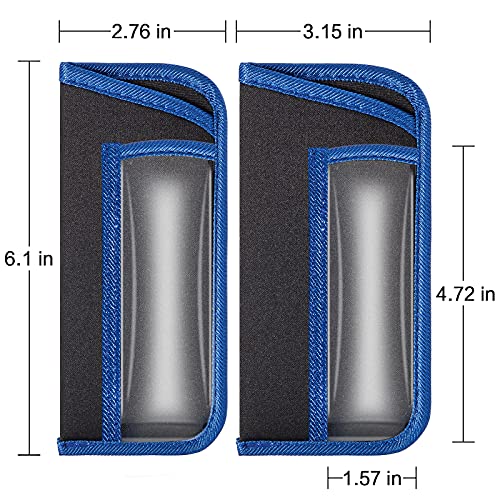 Image of TRIUMPH VISION Reading Glasses Pouch Eyeglass Sleeve Soft Case Slim 3 Pack | Alternative to Bulky Case Lightweight，Neoprene Lined Padded Protect Optical lens Slip in, Cute Pattern Portable for Daily Use