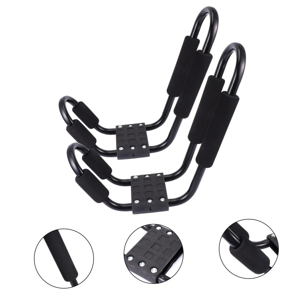 LIOOBO Aluminum Car Roof Frame Canoe Kayak Luggage Rack 2pcs Detachable Roof Shelf Waterproof Durable