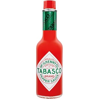 TABASCO Original Red Pepper Sauce - 150ml Glass Bottle - 100% Natural Ingredients - Hot Sauce - Hot Chilli Sauce
