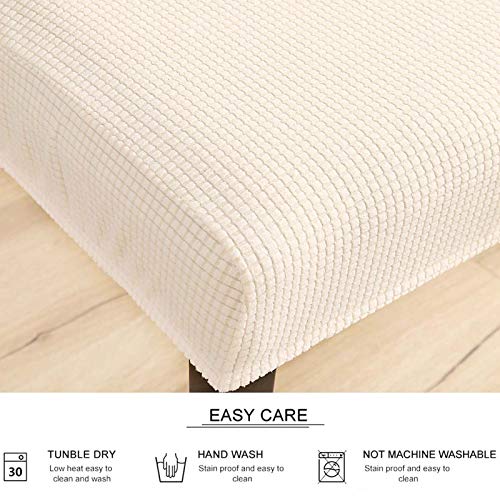 Housse de chaise extensible imperméable amovible lavable 4pcs