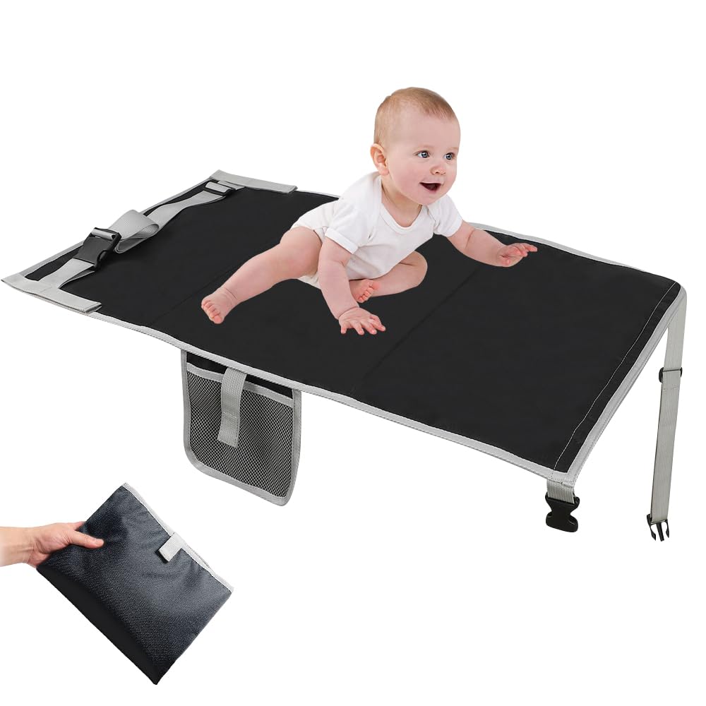 Foreverup Lit d'avion pour tout-petit, extension de siège d'avion pour tout-petits, lit d'avion portable pour enfants, hamac à pied d'avion pour tout-petits, enfants, bébés, essentiels de voyage pour