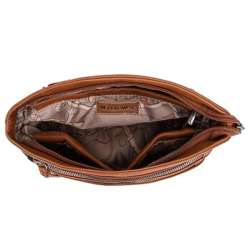 Montana West Multi Zip Pocket Large Crossbody Bag With Guitar Strap4