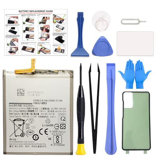 GREEN FUSION Compatible with Galaxy S21 FE Battery Replacement, EB-BG990ABY New 0 Cycle Battery for Samsung Galaxy S21 FE G990U/U1/B/W/E with Installation Instruction & Repair Toolkit