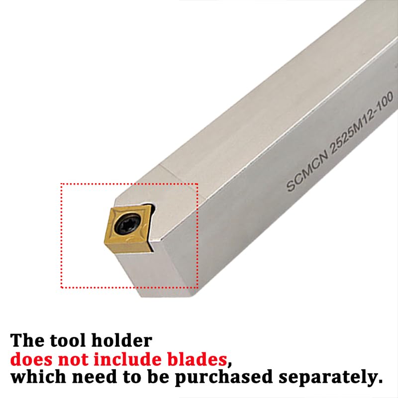 1PCS SCMCN 1010H06 1212H09 1616H09 2020K12 100 External Turning Tool Holder SCMCN1212H09-100 for Turning Inserts(SCMCN 2525M12-100)
